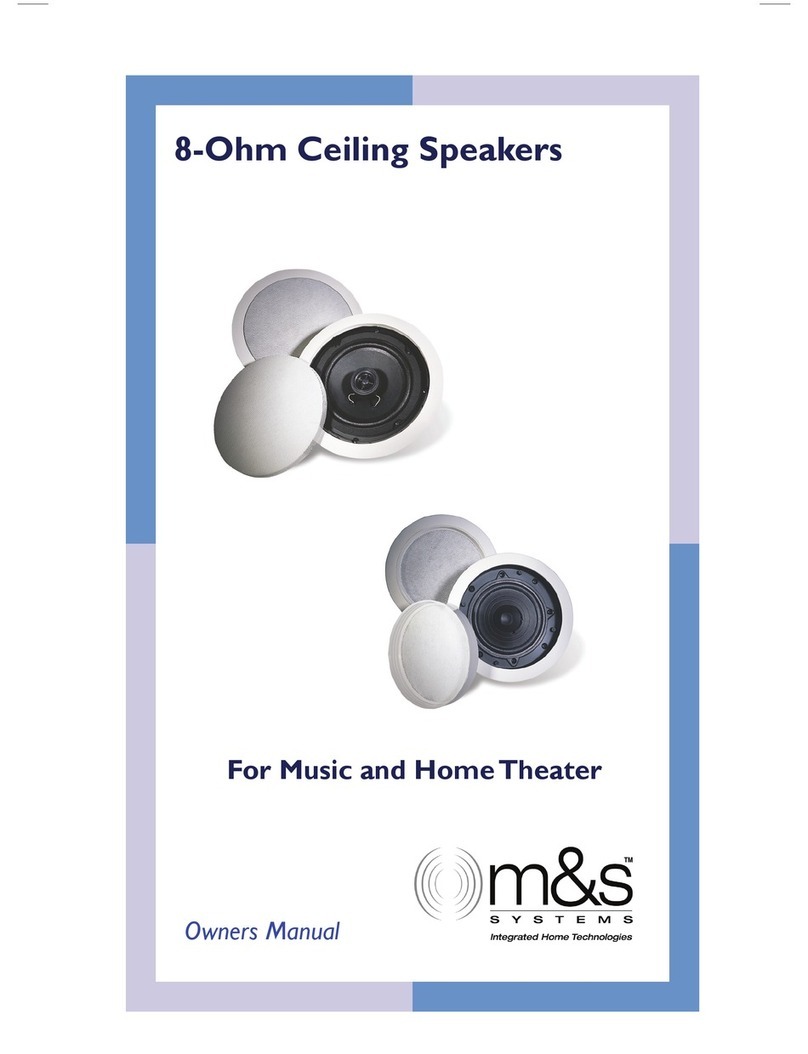 M&S Systems 8-Ohm owner's manual