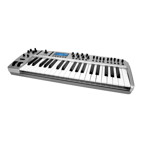 M-Audio 37-Key Audio/MIDI Interface and Controller... user guide M-Audio 37-Key Audio/MIDI Interface and Controller... user guide