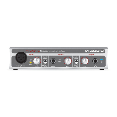 M-Audio FireWire Solo quick start guide