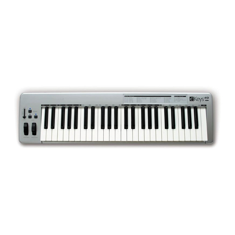 M-Audio eKeys49 User manual
