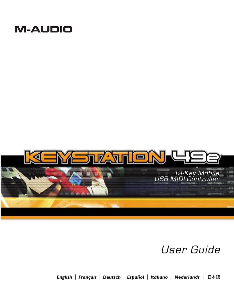 M-Audio KeyRig49e User manual