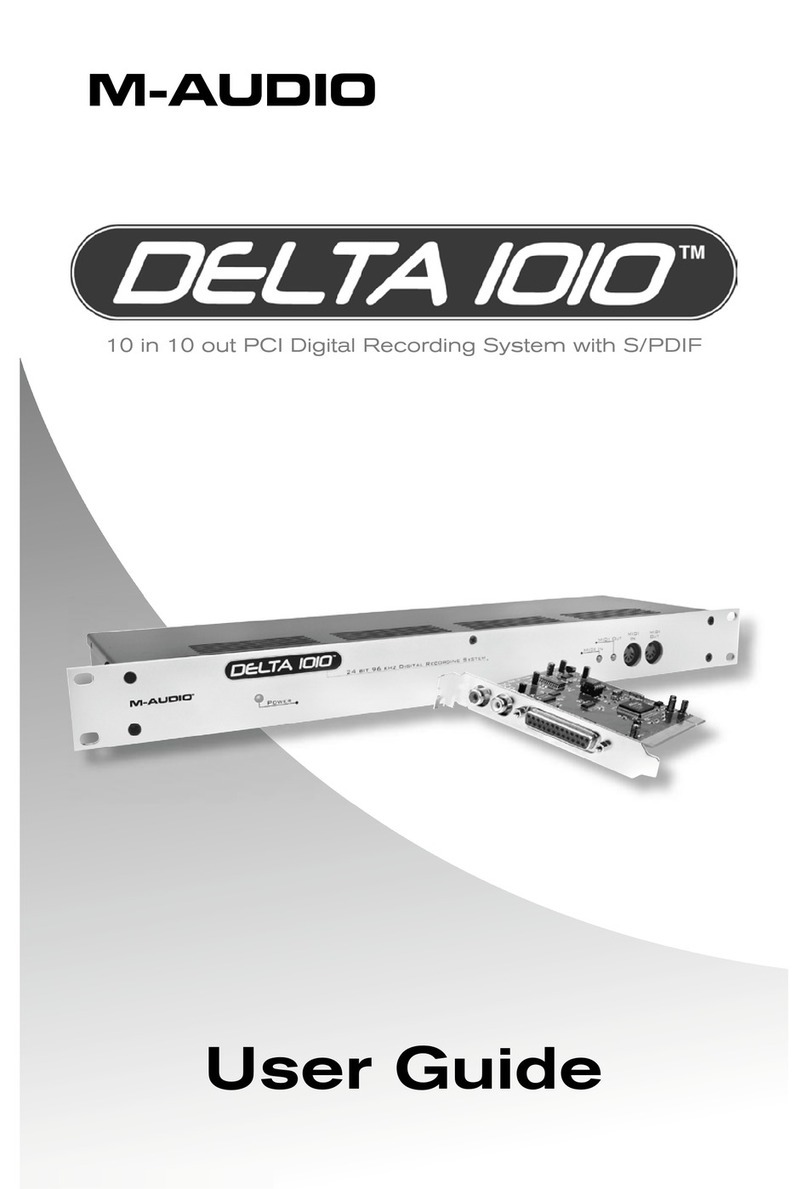 M-Audio Delta 1010 user guide