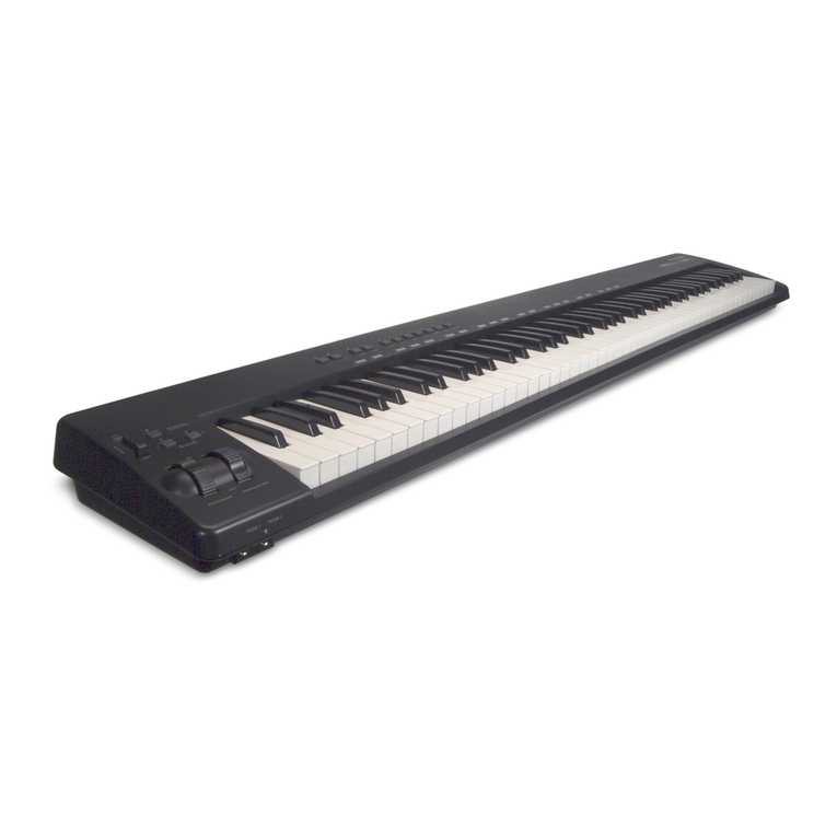 M-Audio ProKeys 88sx User manual