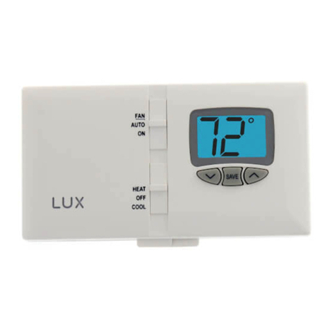 Lux Products SERIES DMH110 Installation and operating instructions
