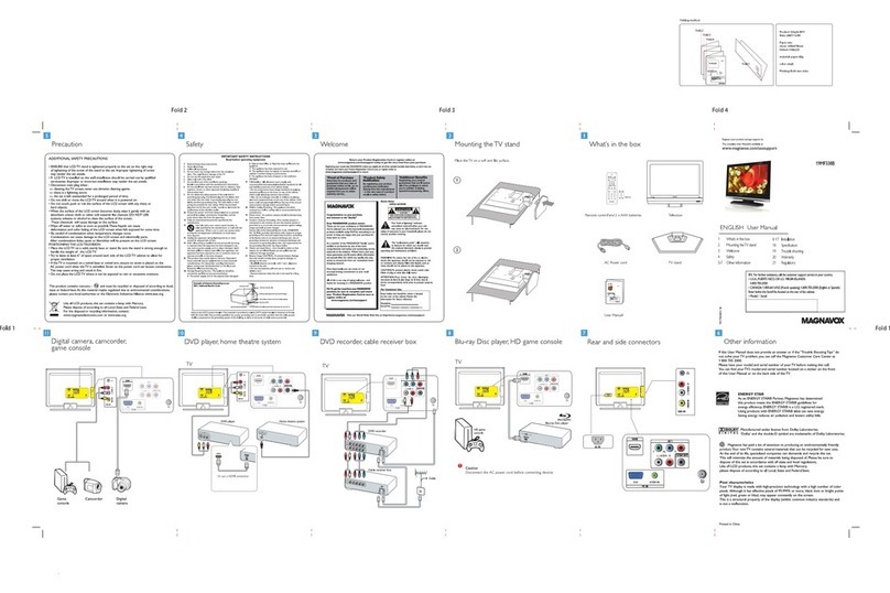 Magnavox 19MF338B - 19" LCD TV User manual