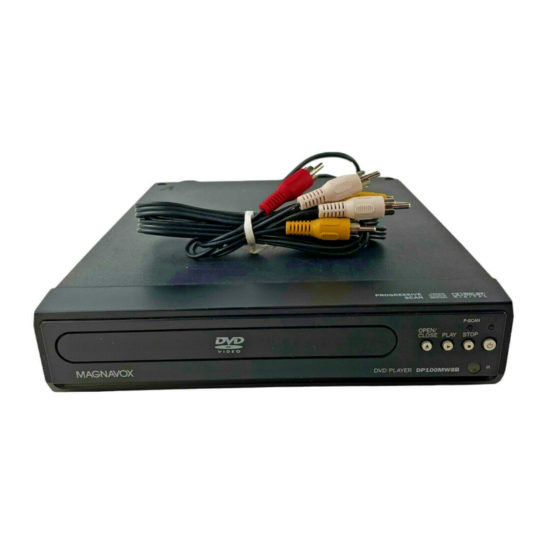 Magnavox DP100MW8B A User manual