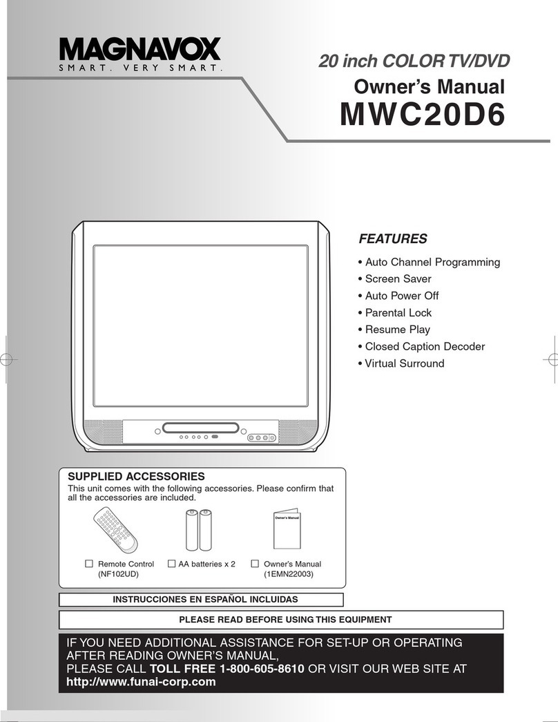 Magnavox MWC20D6 User manual