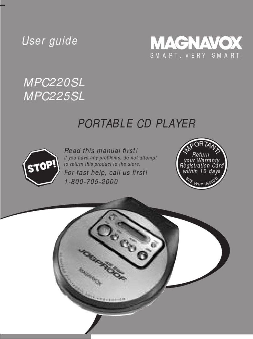 Magnavox MAGNAVOX MPC220SL User manual