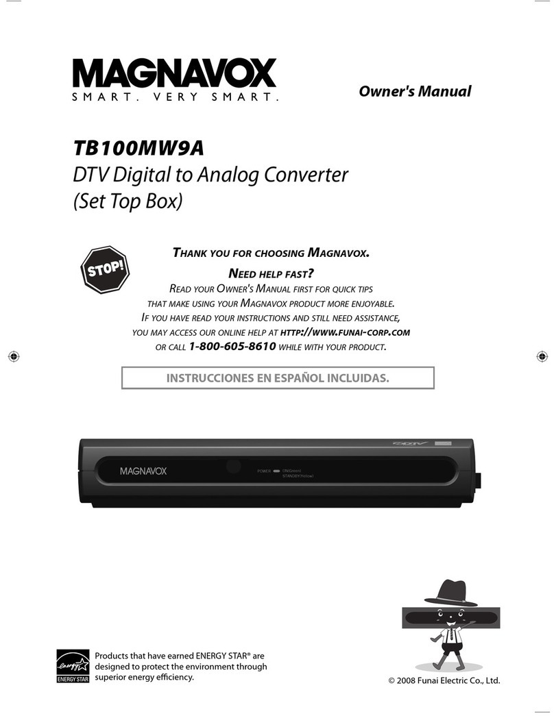 Magnavox TB100MW9A owner's manual