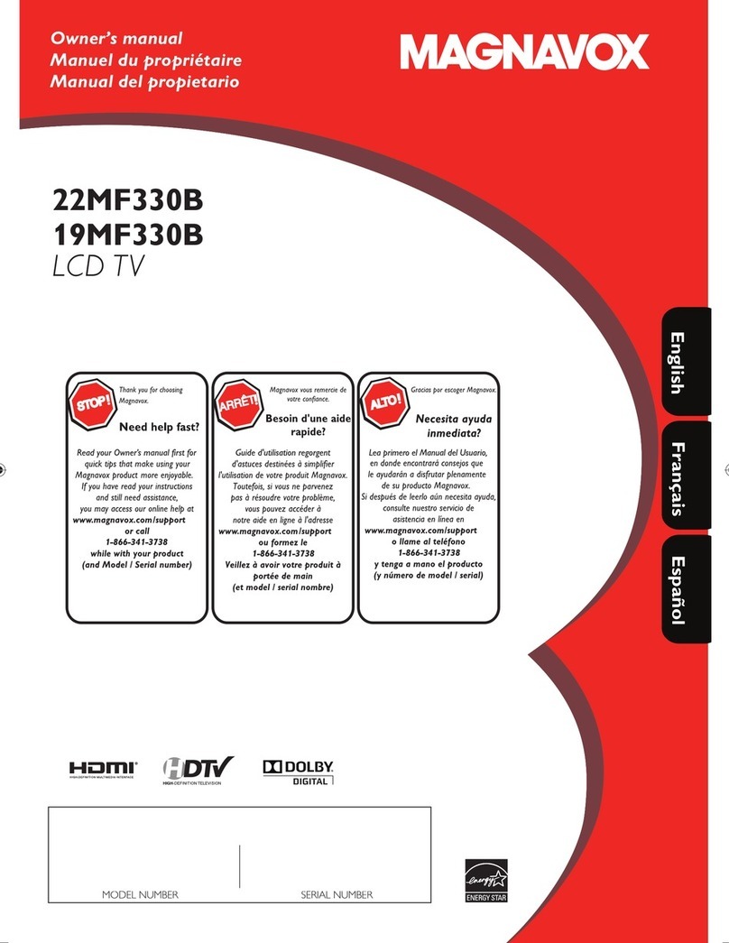 Magnavox 19MF330B - User manual