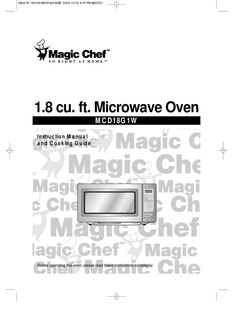 Magic Chef MCD18G1W Use and care manual