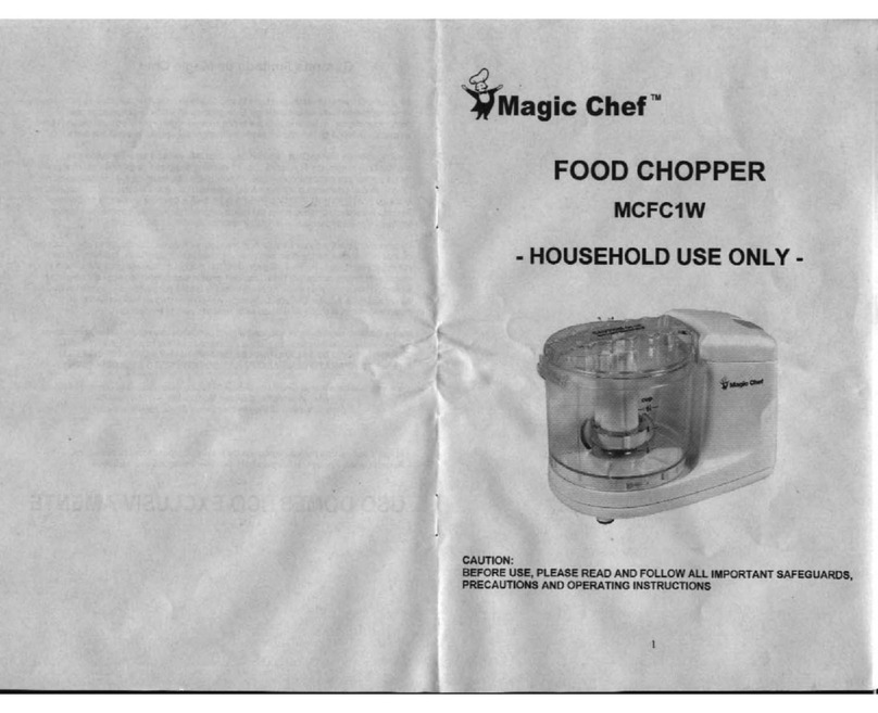 Magic Chef MCFC1W owner's manual
