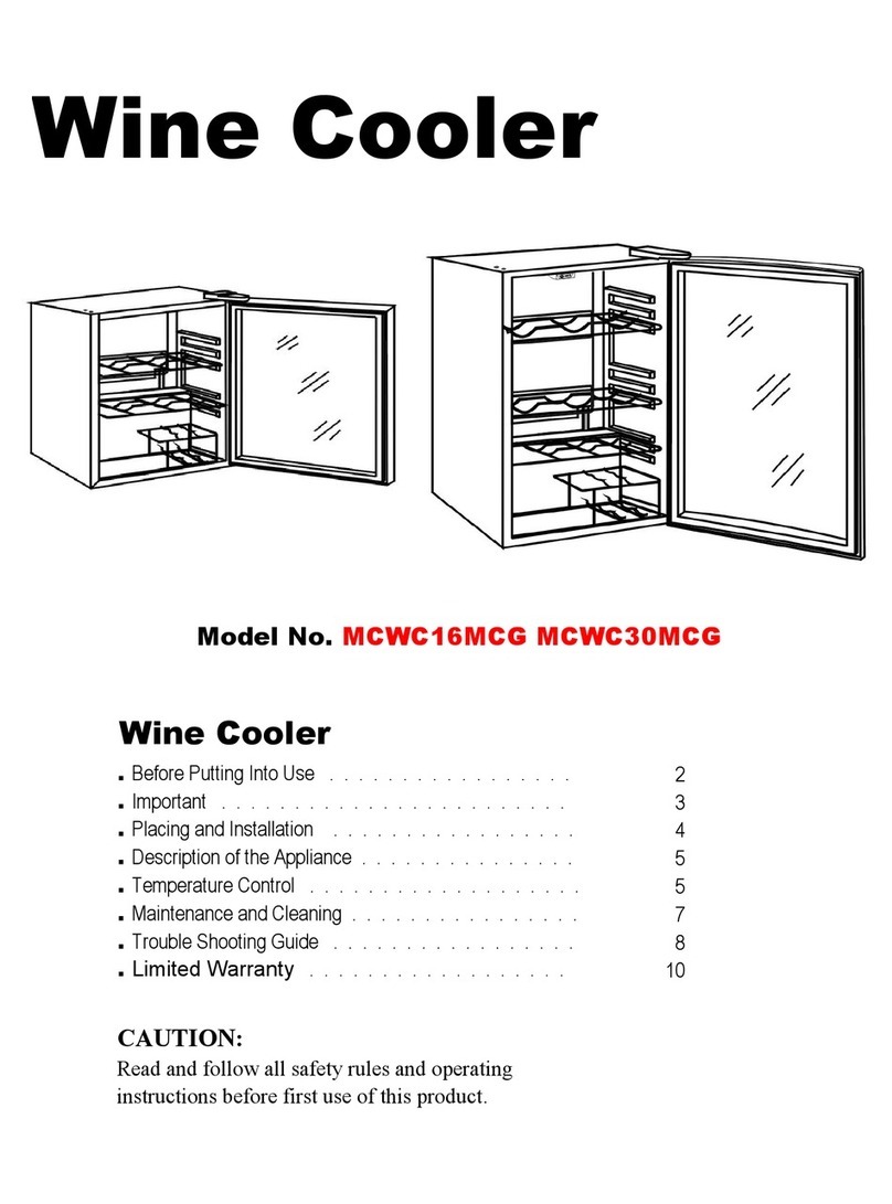 Magic Chef MCWC16MCG User manual