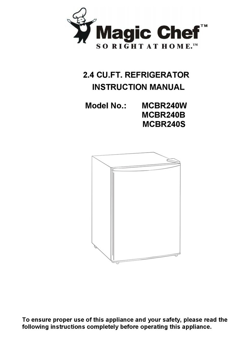 Magic Chef MCBR240W User manual