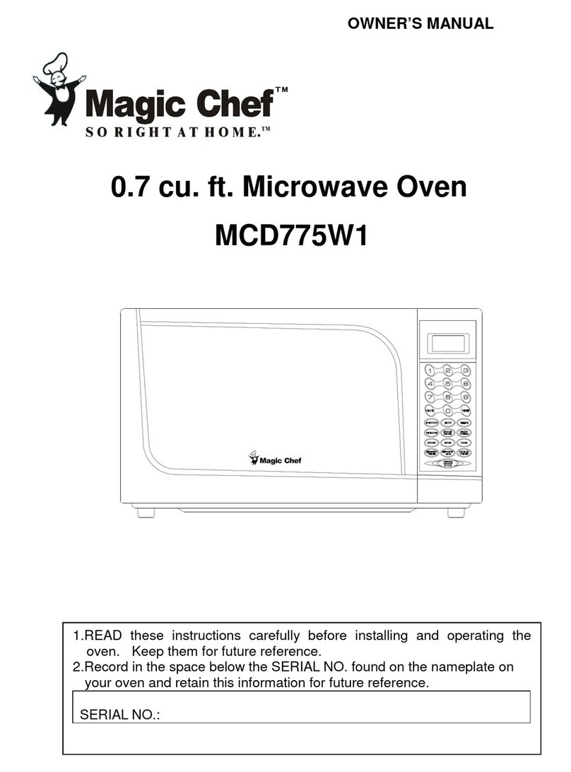 Magic Chef MCD775W1 User manual