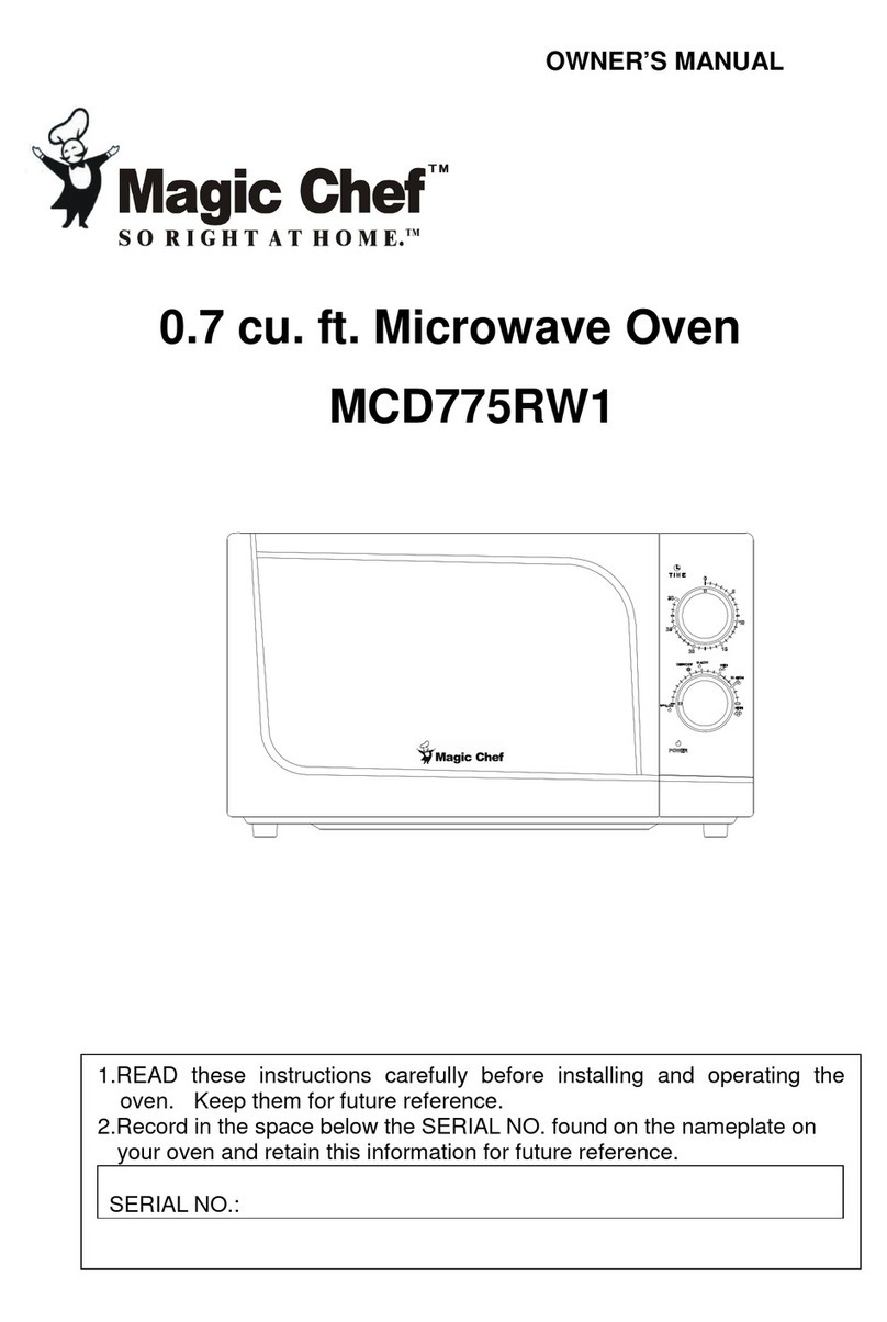 Magic Chef MCD775RW1 User manual