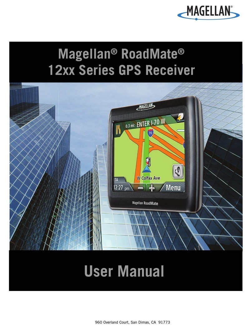 Magellan Magellan RoadMate 1210 1200 Series User manual