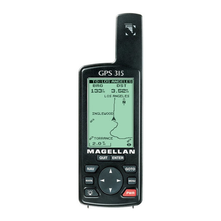 Magellan GPS 315 User manual