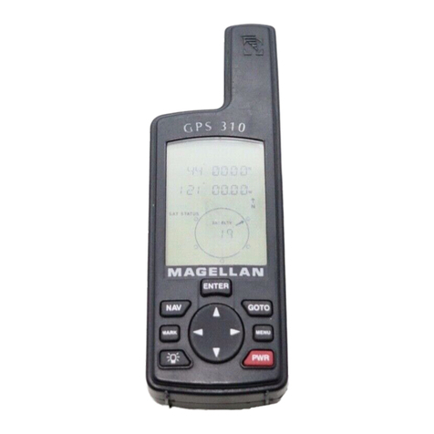 Magellan Magellan GPS 310 User manual Magellan Magellan GPS 310 User manual