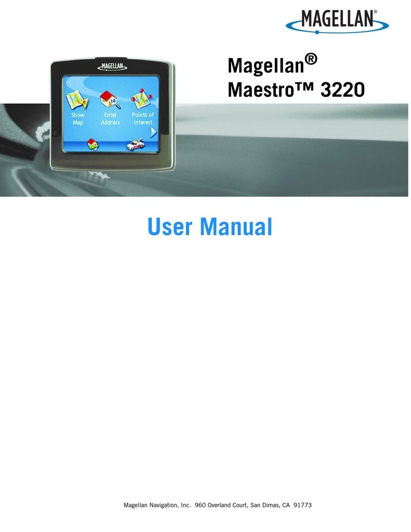 Magellan Maestro 3220 - Automotive GPS Receiver user manual