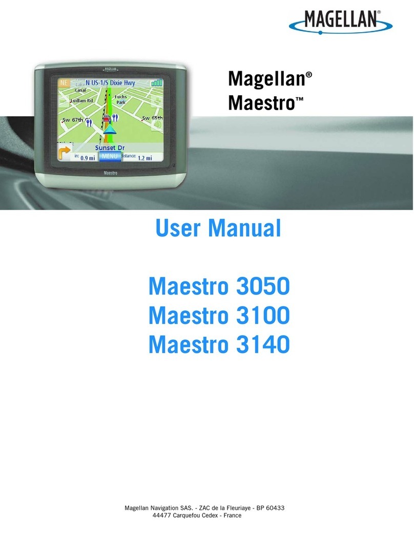Magellan Maestro 3050 user manual