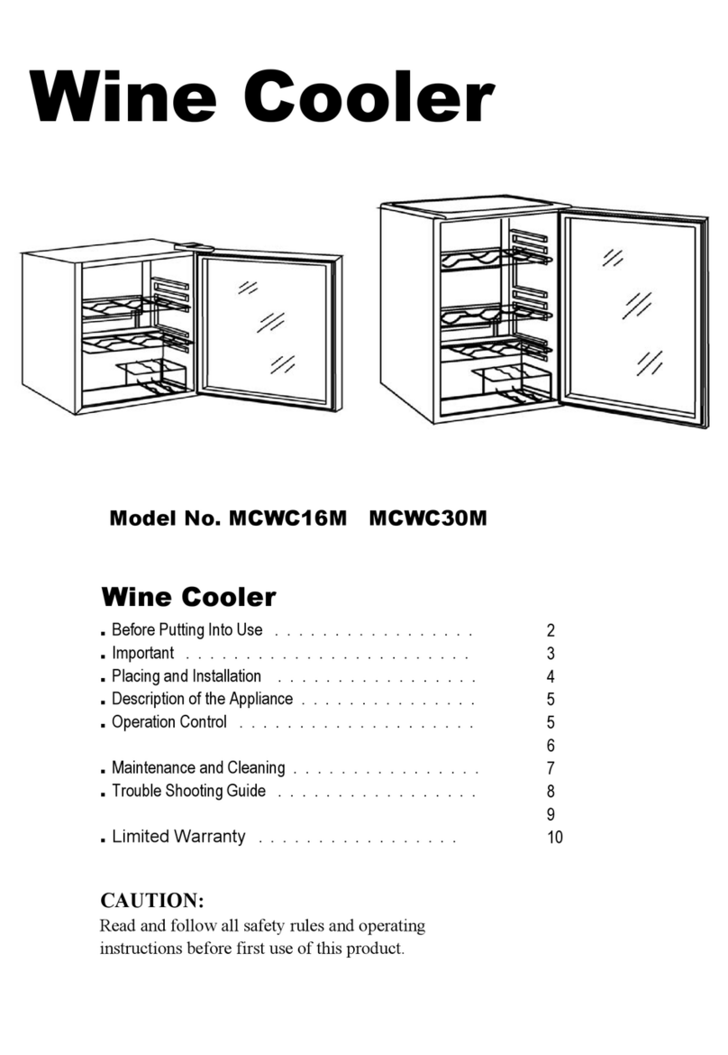Magic Chef MCWC16M User manual