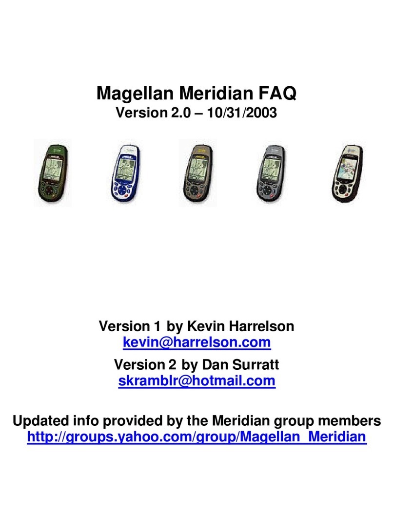 Magellan Meridian Series Instruction Manual