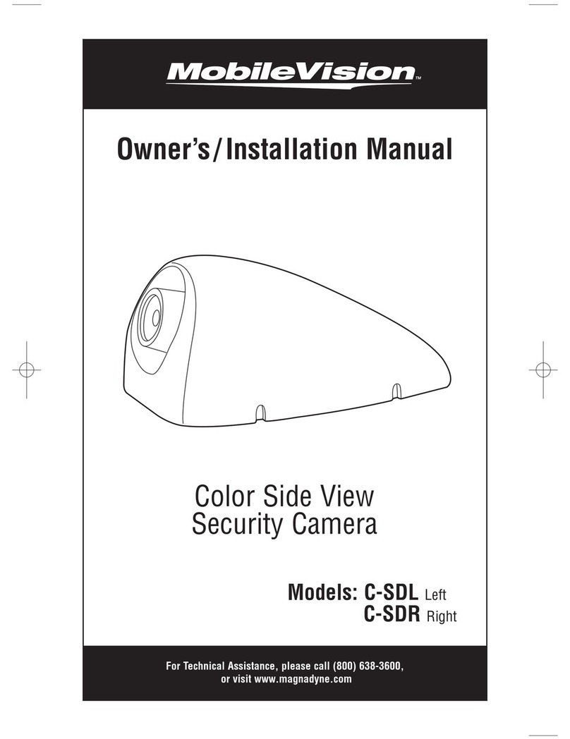 MobileVision MOBILEVISION C-SDL Owners & installation manual