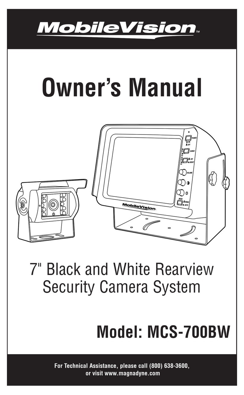 MobileVision MCS-700BW User manual