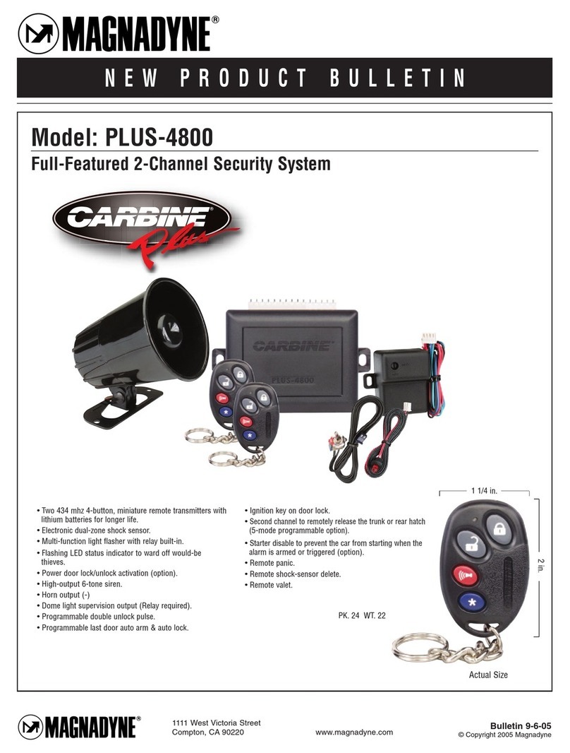 Magnadyne Carbine PLUS-4800 Product bulletin