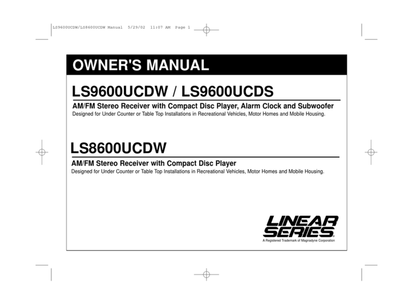 Magnadyne LS8600UCDW owner's manual