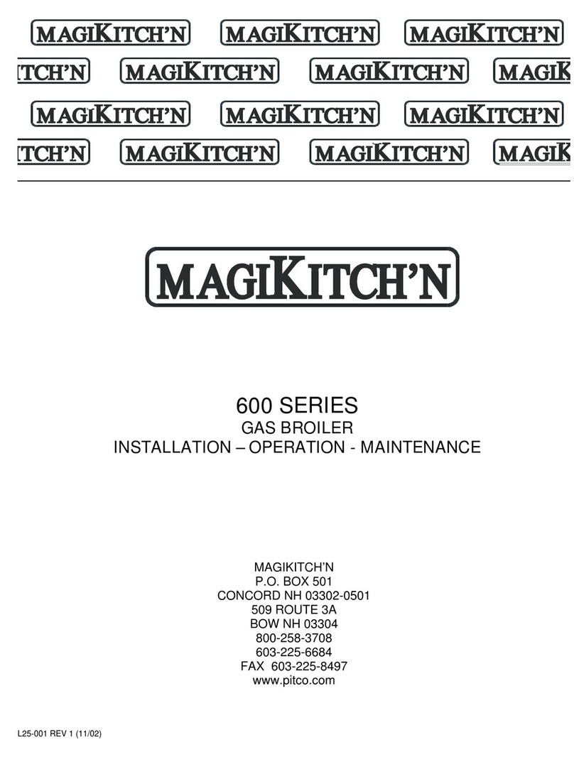 Magikitch'n SERIES 600 Installation guide
