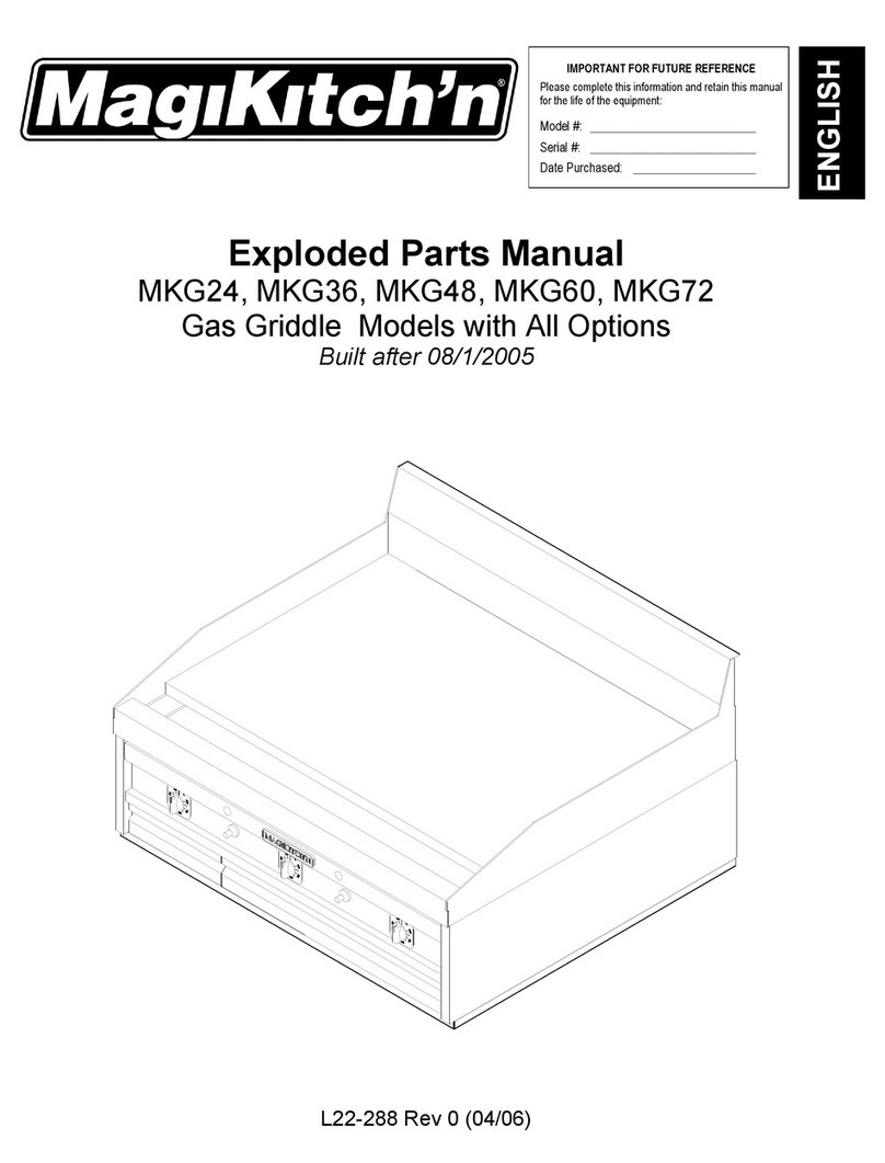 Magikitch'n L22-288 Exploded Parts Manual