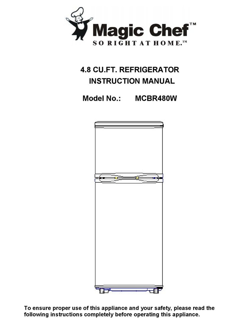 Magic Chef MCBR480W User manual