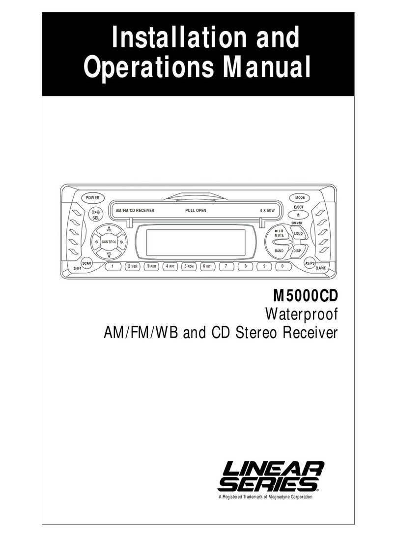 Magnadyne Linear M5000CD User manual