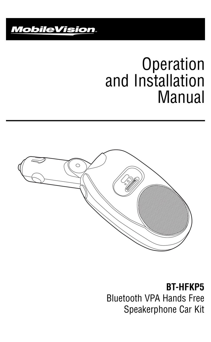 MobileVision MobileVision BT-HFKP5 Specification sheet