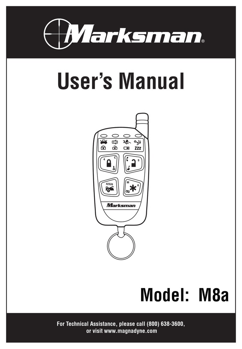 Marksman M8a user manual
