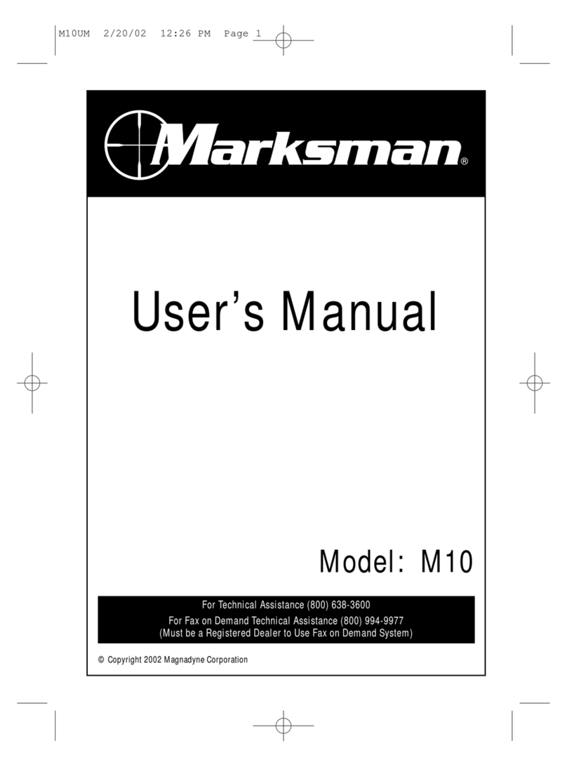 Marksman M10 user manual