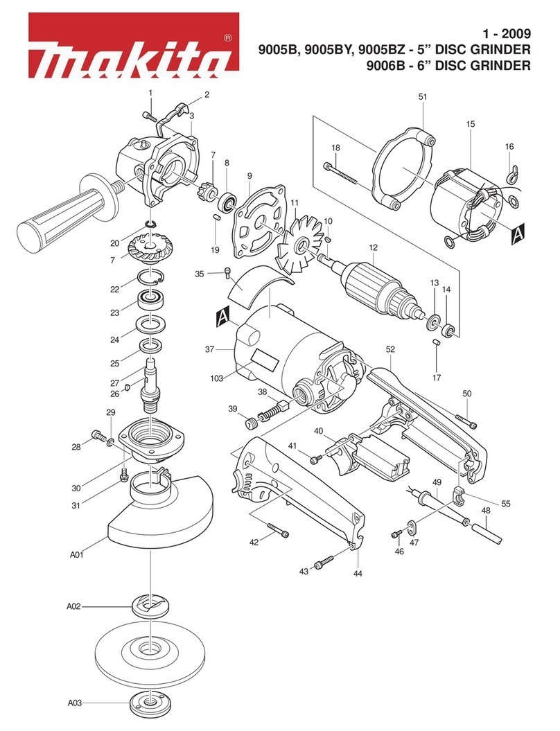 Makita 9005BY parts manual