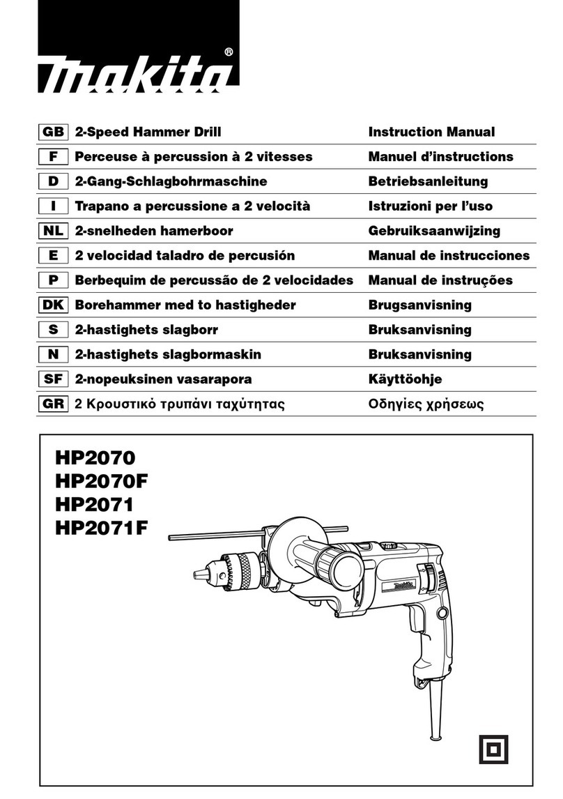 Makita HP2070 User manual