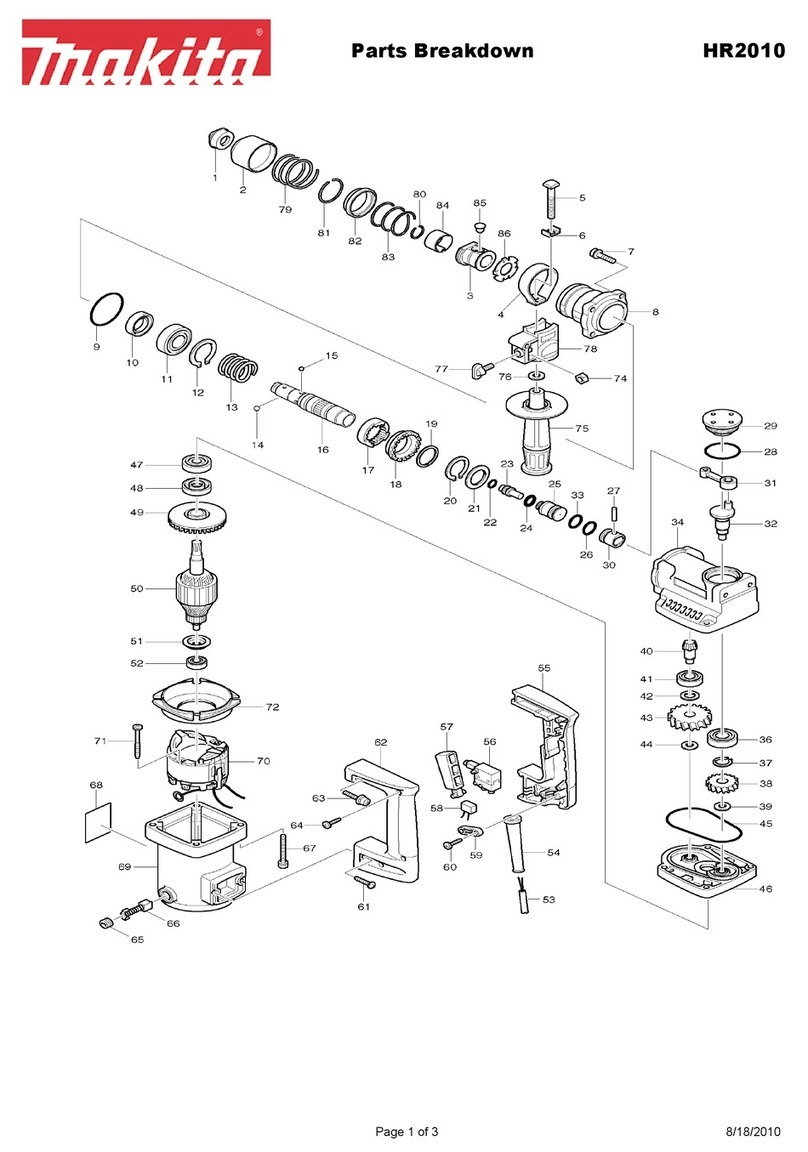 Makita HR2010 Quick start guide