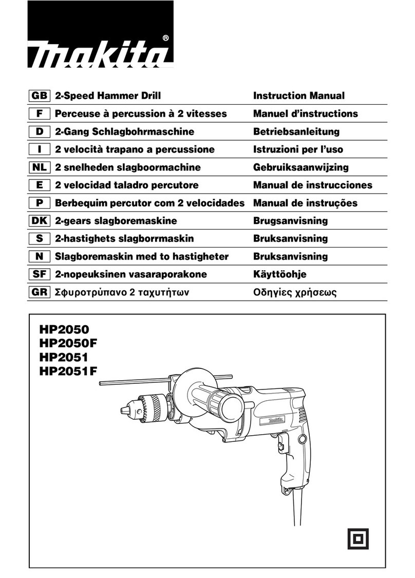 Makita HP2051 instruction manual