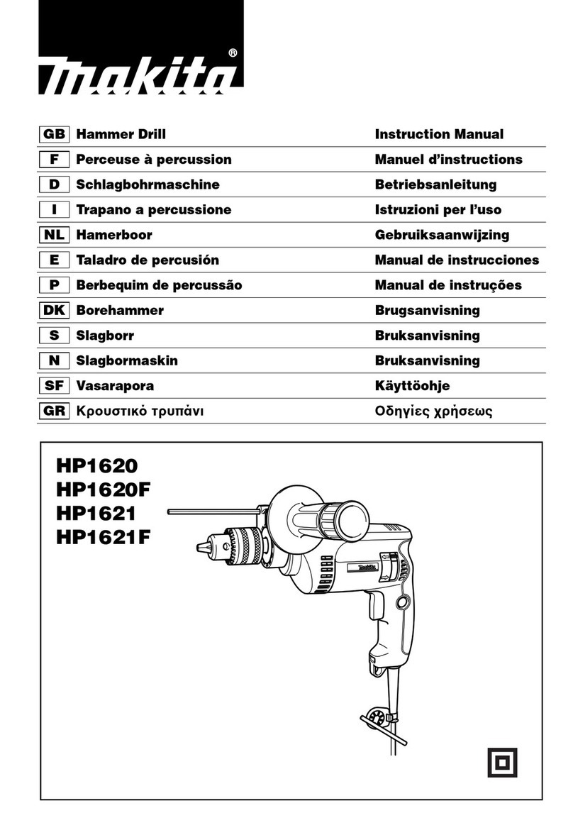 Makita HP1620 User manual Makita HP1620 User manual