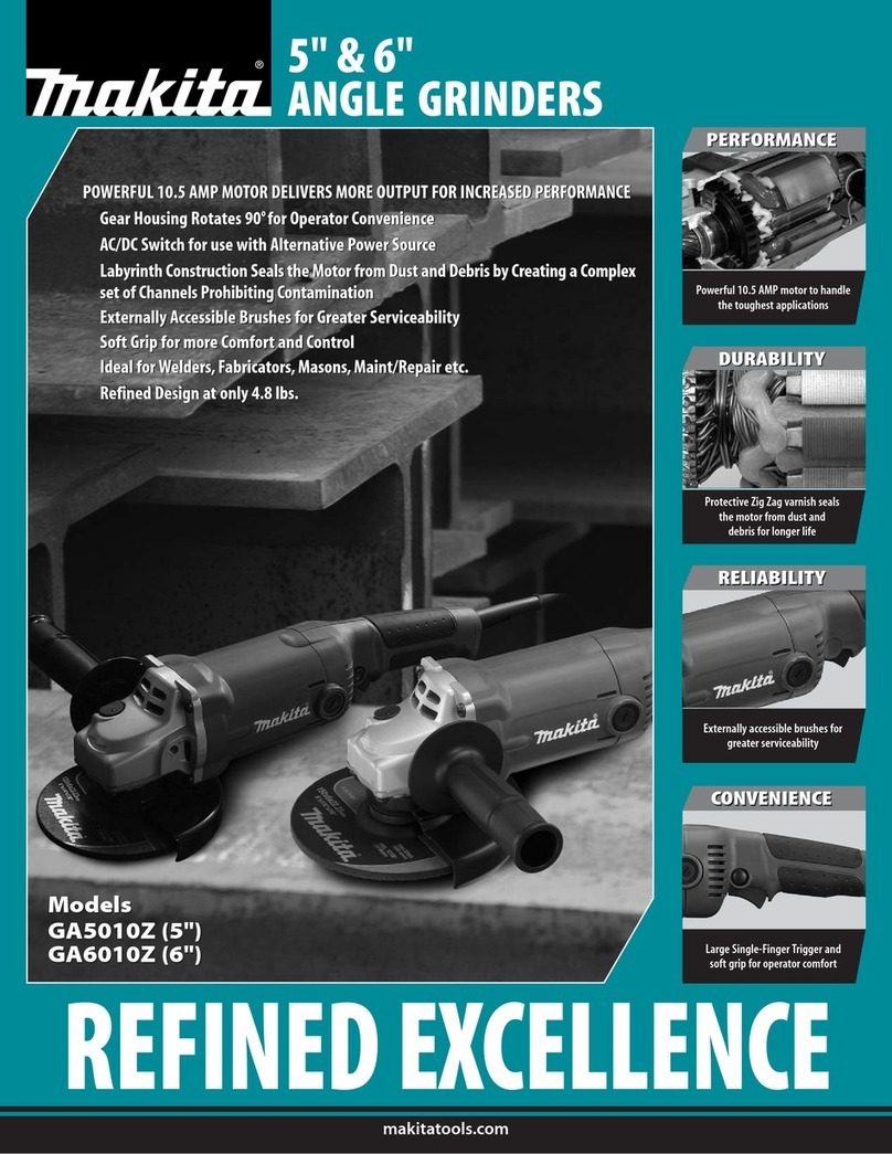 Makita GA5010Z Specifications