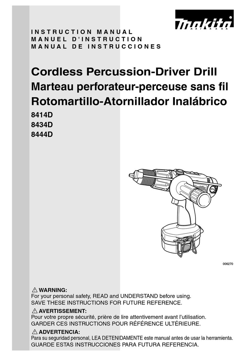 Makita 8414D User manual