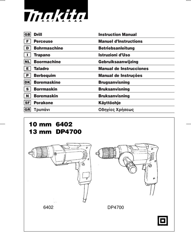 Makita 6402 DP4700 instruction manual