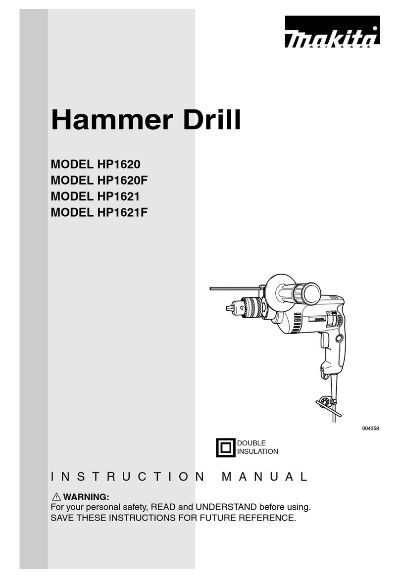 Makita HP1620F instruction manual