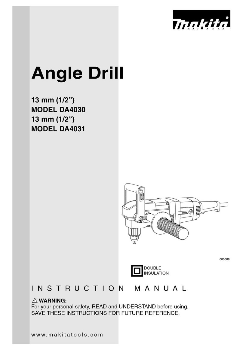 Makita DA4030 User manual Makita DA4030 User manual