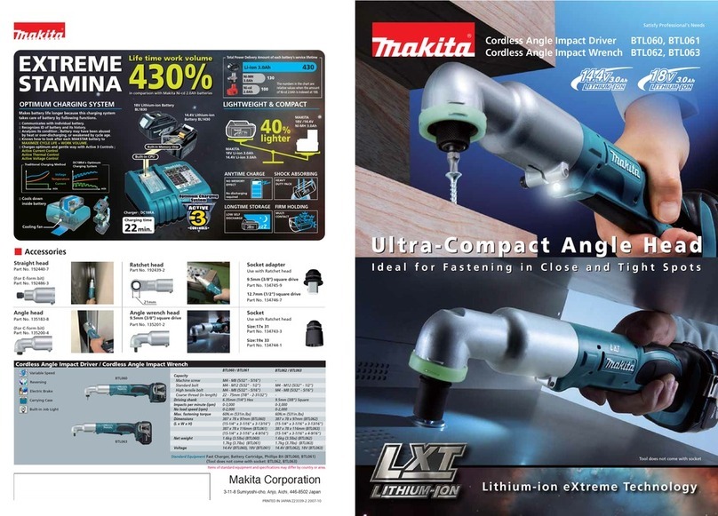Makita BTL062 Brochure & specs