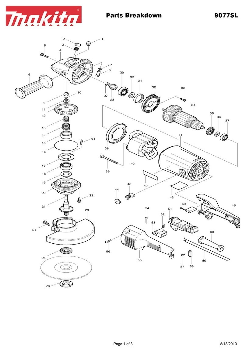 Makita 9077S Quick start guide